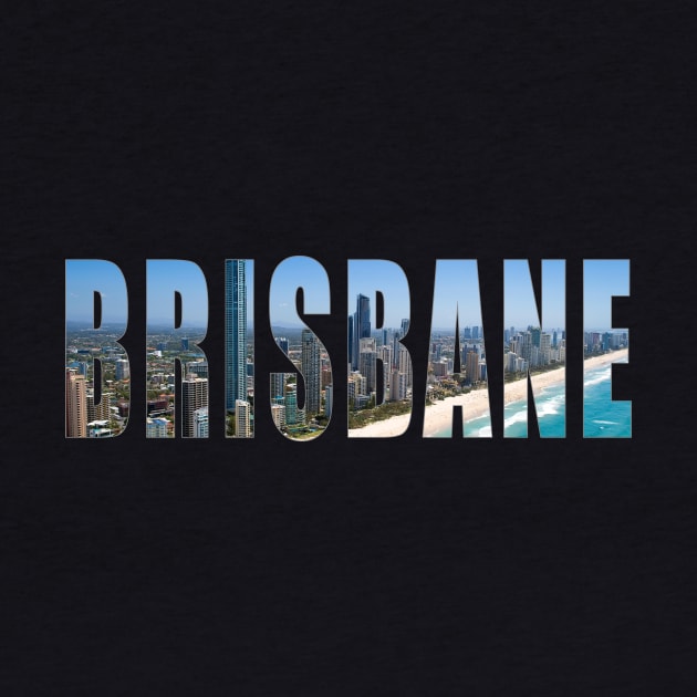 Brisbane City Skyline Silhouette by swiftscuba